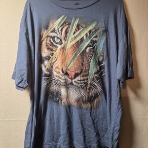 The Mountain Jungle Tiger Blue Tee
